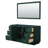 Custom image for Green with Brushed Gold Trim / 58