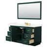 Custom image for Green with Brushed Gold Trim / Giotto Quartz / 58