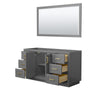 Custom image for Dark Gray with Brushed Gold Trim / 58