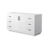 Custom image for White with Matte Black Trim / No Mirror