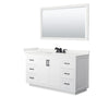 Custom image for White with Matte Black Trim / White Quartz / 58