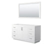 Custom image for White with Brushed Nickel Trim / 58