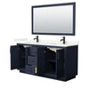 Custom image for Dark Blue with Matte Black Trim / Giotto Quartz / 58