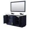 Custom image for Dark Blue with Matte Black Trim / Giotto Quartz / 58