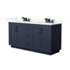 Custom image for Dark Blue with Matte Black Trim / Giotto Quartz / No Mirror