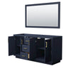 Custom image for Dark Blue with Brushed Gold Trim / 58
