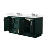 Custom image for Green with Brushed Nickel Trim / Giotto Quartz / No Mirror