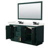 Custom image for Green with Matte Black Trim / White Quartz / 58