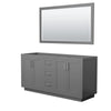Custom image for Dark Gray with Brushed Nickel Trim / 58