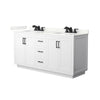 Custom image for White with Matte Black Trim / Giotto Quartz / No Mirror