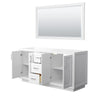 Custom image for White with Brushed Nickel Trim / 58