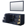 Custom image for Dark Blue with Brushed Gold Trim / 58