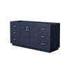 Custom image for Dark Blue with Brushed Nickel Trim / No Mirror