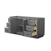 Custom image for Dark Gray with Matte Black Trim / No Mirror
