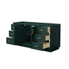 Custom image for Green with Brushed Gold Trim / No Mirror