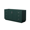 Custom image for Green with Brushed Nickel Trim / No Mirror