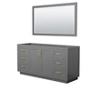 Custom image for Dark Gray with Brushed Gold Trim / 58