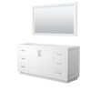 Custom image for White with Brushed Nickel Trim / 58