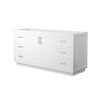 Custom image for White with Brushed Nickel Trim / No Mirror