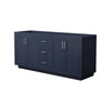 Custom image for Dark Blue with Brushed Nickel Trim / No Mirror