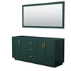 Custom image for Green with Brushed Gold Trim / 70