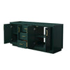 Custom image for Green with Brushed Gold Trim / No Mirror