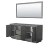 Custom image for Dark Gray with Brushed Gold Trim / 70