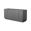 Custom image for Dark Gray with Brushed Nickel Trim / No Mirror
