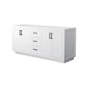 Custom image for White with Matte Black Trim / No Mirror