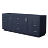 Custom image for Dark Blue with Brushed Nickel Trim / No Mirror