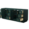 Custom image for Green with Brushed Gold Trim / No Mirror