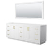 Custom image for White with Brushed Gold Trim / 70