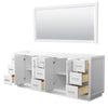 Custom image for White with Brushed Nickel Trim / 70