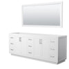 Custom image for White with Brushed Nickel Trim / 70