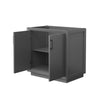 Custom image for Dark Gray with Matte Black Trim / No Mirror