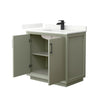 Custom image for Light Green with Matte Black Trim / Giotto Quartz / No Mirror