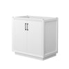 Custom image for White with Matte Black Trim / No Mirror