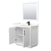 Custom image for White with Matte Black Trim / Giotto Quartz / 34