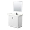 Custom image for White with Matte Black Trim / Giotto Quartz / 34