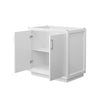 Custom image for White with Brushed Nickel Trim / No Mirror
