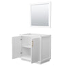 Custom image for White with Satin Bronze Trim / 34