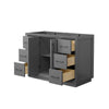 Custom image for Dark Gray with Matte Black Trim / No Mirror