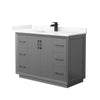 Custom image for Dark Gray with Matte Black Trim / Giotto Quartz / No Mirror