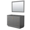 Custom image for Dark Gray with Satin Bronze Trim / 46