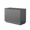 Custom image for Dark Gray with Brushed Nickel Trim / No Mirror
