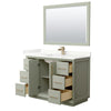 Custom image for Light Green with Satin Bronze Trim / Giotto Quartz / 46