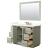 Custom image for Light Green with Satin Bronze Trim / Giotto Quartz / 46