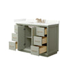 Custom image for Light Green with Satin Bronze Trim / Giotto Quartz / No Mirror