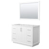 Custom image for White with Brushed Nickel Trim / 46