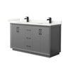 Custom image for Dark Gray with Matte Black Trim / Giotto Quartz / No Mirror